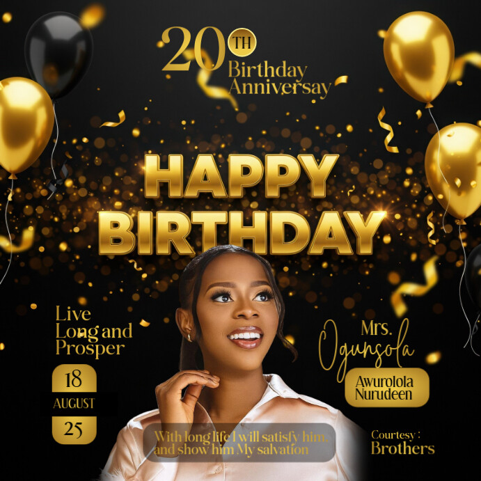Birthday Poster Template | PosterMyWall