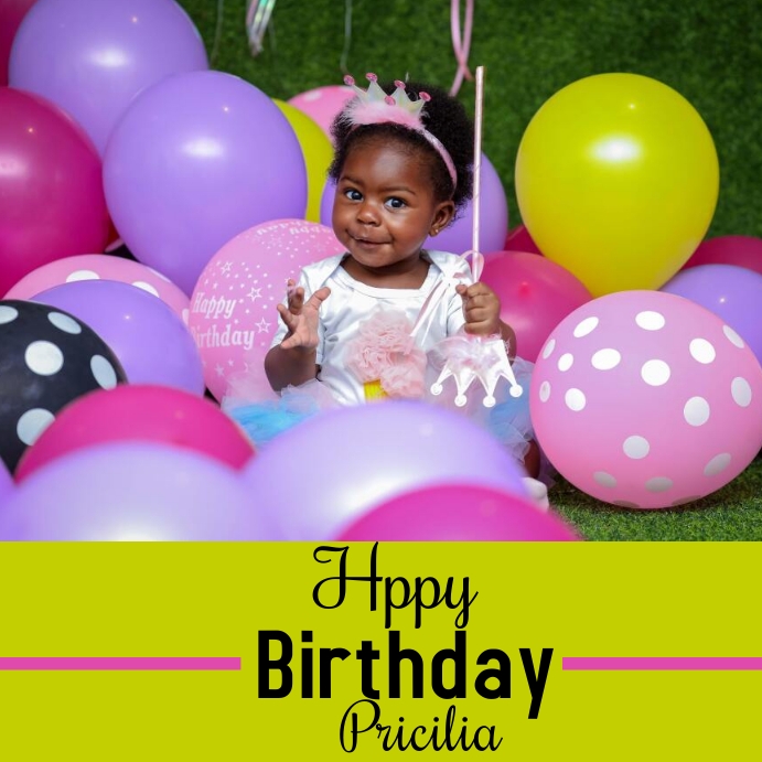 Birthday Poster Template PosterMyWall