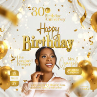 Birthday Poster Template Message Instagram