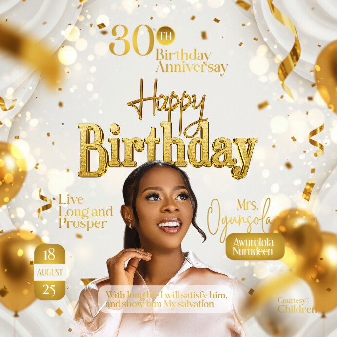 Birthday Poster Template | PosterMyWall
