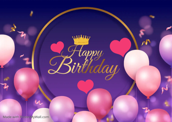 Modele Anniversaire Violet Postermywall Modele Anniversaire Violet Postermywall