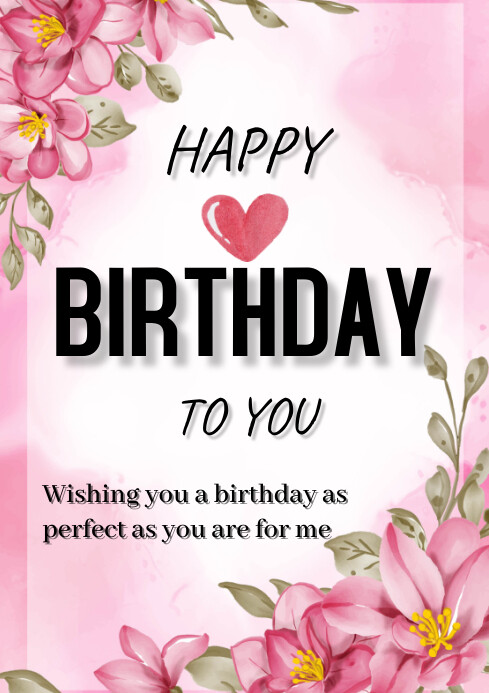 Birthday Quotes Template PosterMyWall