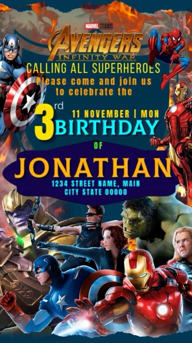 birthday reel template