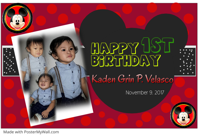 Birthday Tarp Template Postermywall