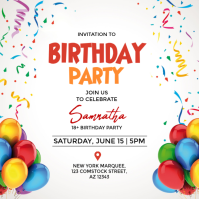 Birthday Template Instagram Post