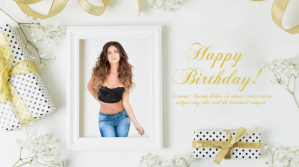 birthday template Wpis na Twittera