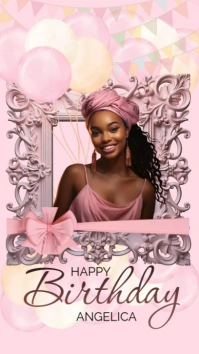 birthday template Instagram Story