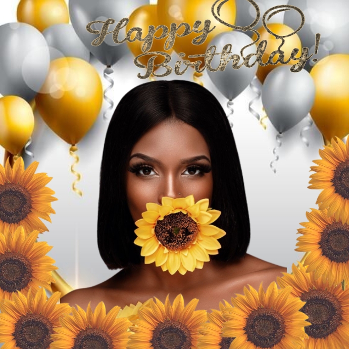 Birthday template PosterMyWall