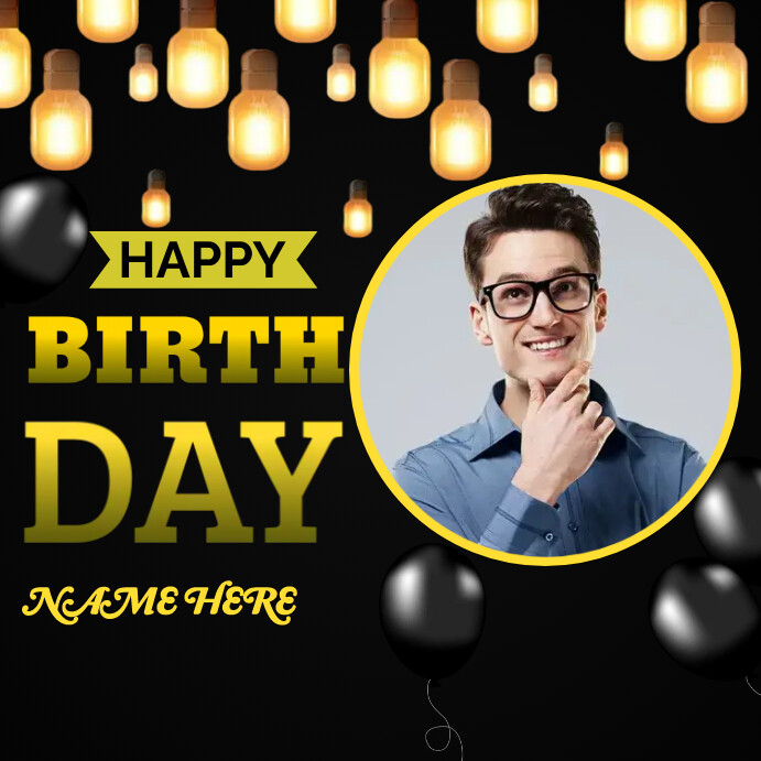 BIRTHDAY TEMPLATE Сообщение Instagram