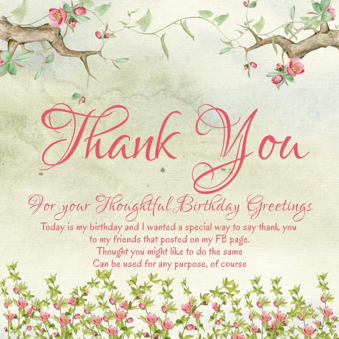 Birthday Thank You Notes