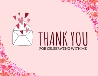 Birthday Thank you Template | PosterMyWall