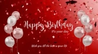Birthday Video Template Digital Display (16:9)