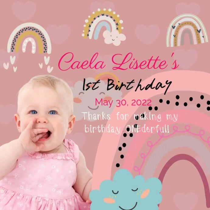 BIRTHDAY VIDEO TEMPLATE PosterMyWall