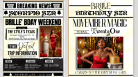 Birthday Weekend Typographic Flyer Template Miniatura na YouTube