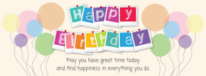 Wit Birthday Celebration Cover na Larawan ng Facebook Template