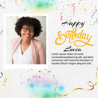 birthday post Template | PosterMyWall