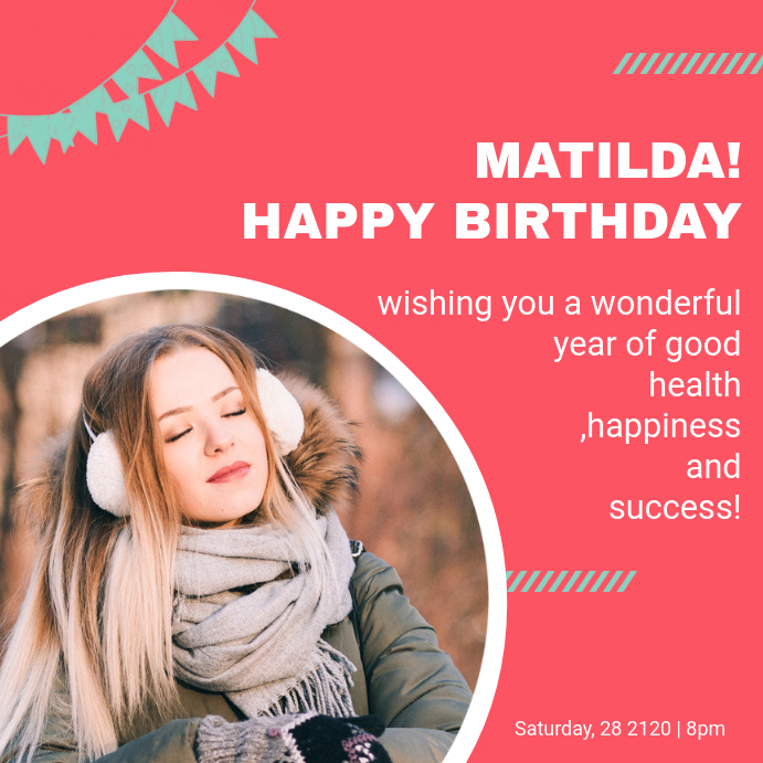 Birthday Wish Instagram Template PosterMyWall