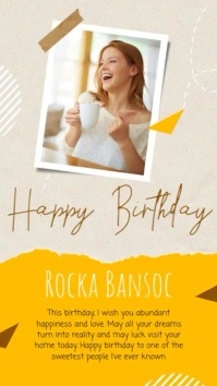 Birthday Wish Story Template