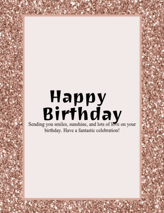 Birthday wish template PosterMyWall