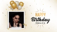 birthday wishes Twitter Post template