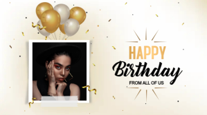 birthday wishes Twitter Post template
