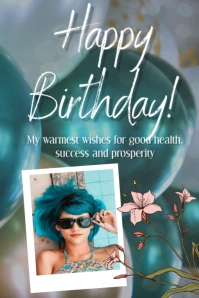 Birthday Wishes Tumblr Graphic template