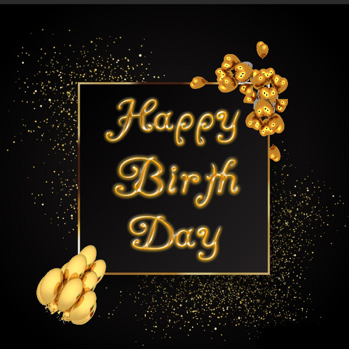 Birthday wishes Instagram Post template