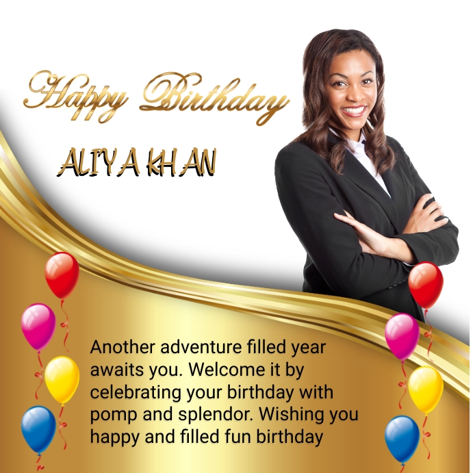 Birthday Wishes Poster Template PosterMyWall birthday-wishes-poster-template-postermywall