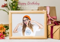 birthday wishes template Postcard