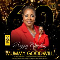 Birthday wishes template Publicación de Instagram