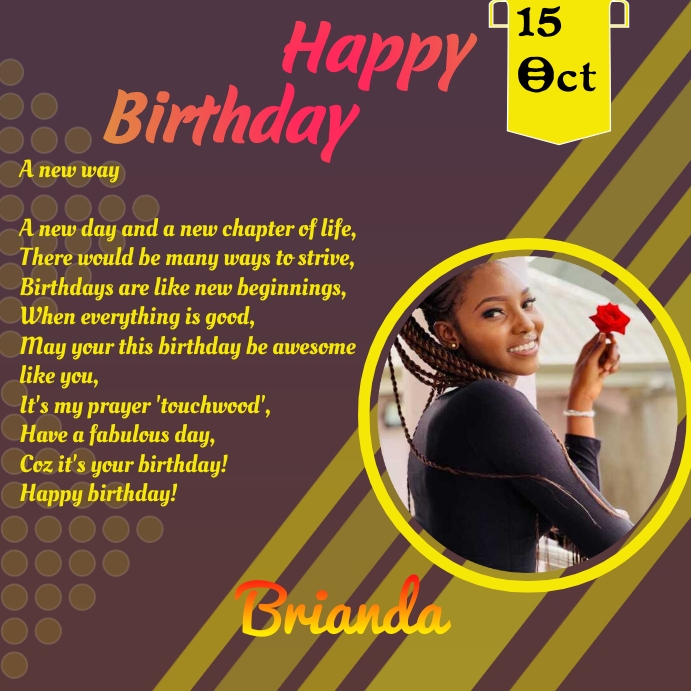 Birthdayss Instagram Post template