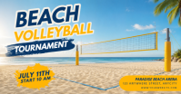 Biru Ceria Beach Volleyball Tournament Gambar Bersama Facebook template