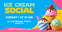 Biru Ceria Ice Cream Social Event Gambar Bersama Facebook Isithombe Esabiwe ku-Facebook template