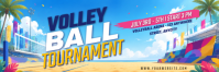 Biru Ceria Volleyball Tournament Tajuk Twitter template