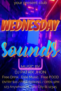 Biru Club Music Event Poster Video template