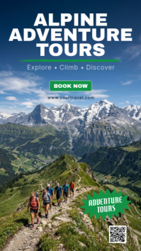 Blue Alpine Adventure Tours Indaba yaku-Instagram Template