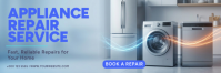 Azul Appliance Repair Service Twitter-header Template