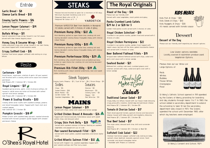 Bistro Menu Template PosterMyWall