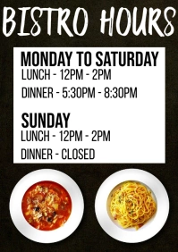 Bistro Opening Hours