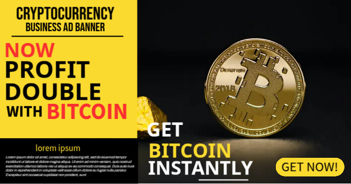 Bitcoin Ads Template | PosterMyWall