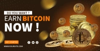 Bitcoin Earning Ads Sampul Acara Facebook template