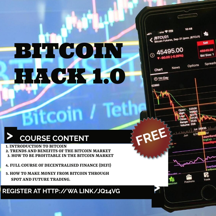 Copy of Bitcoin Hack | PosterMyWall