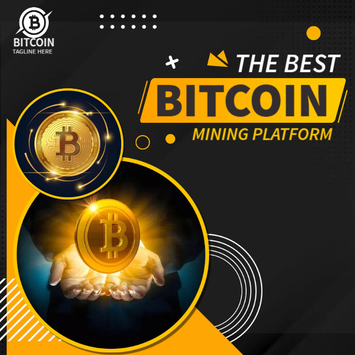 Bitcoin Post Bitcoin Mining Platform Template | PosterMyWall