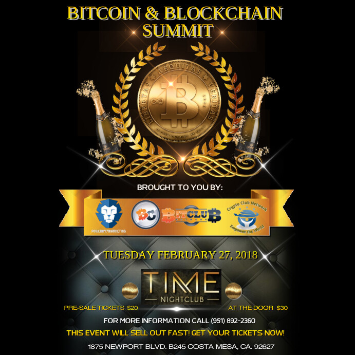 Bitcoin Post BITCOIN SUMMIT Template | PosterMyWall