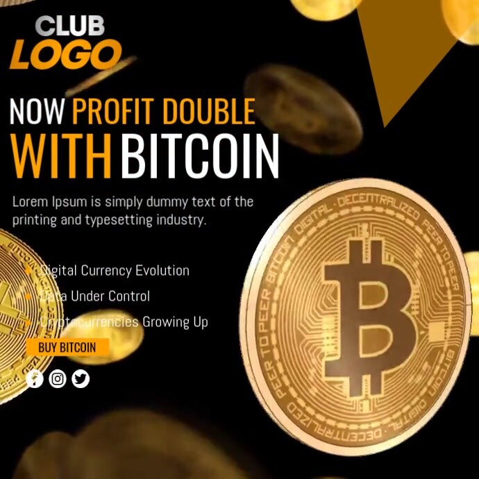 Bitcoin tutorial instagram template postermywall