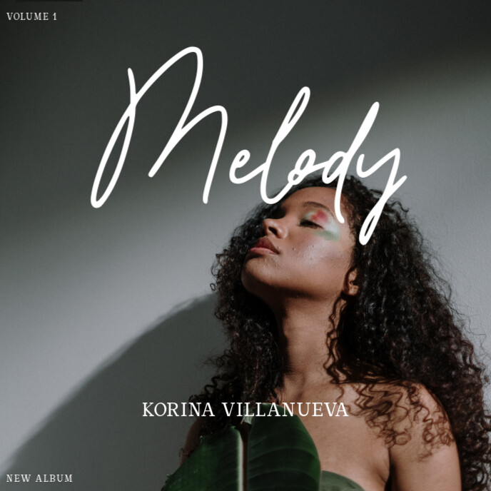 Black & White Album Cover Template PosterMyWall