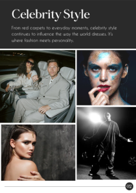 Black & White Fashion Magazine A4 template - Page 3