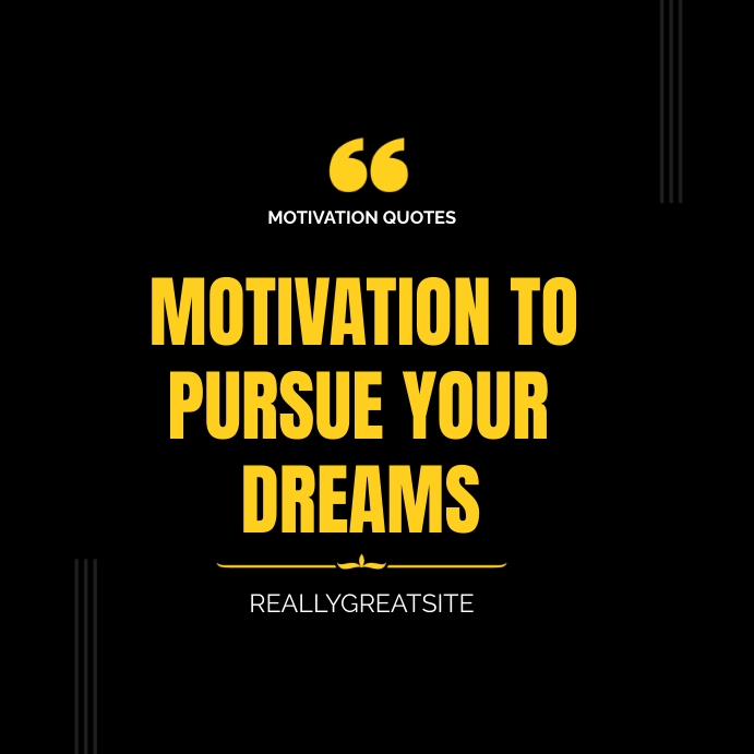 Black & Yellow Modern Bold Quote Instagram template
