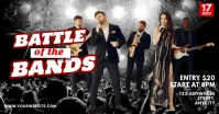 Black 3d Battle Of The Bands Gambar Bersama Facebook template
