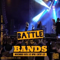 Black 3d Battle Of The Bands Pos Instagram template